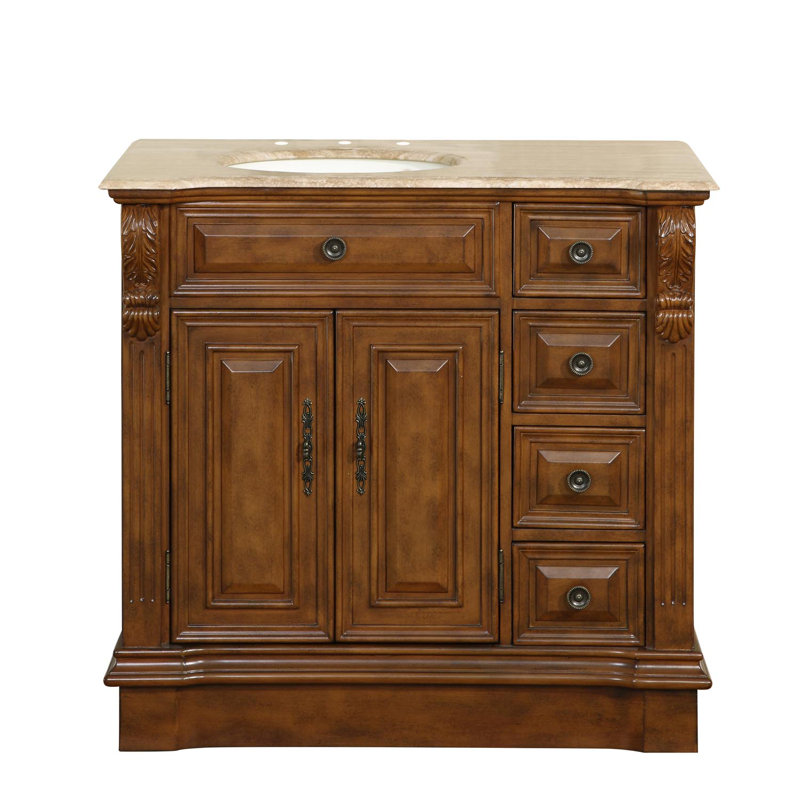 Astoria Grand 38'' Free Standing Single Bathroom Vanity with